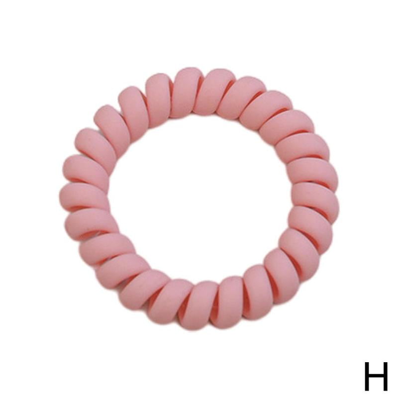 10P Colorful Elastic Rope Ring Hairband Women Girls Ponytail Holder Hair Band VG