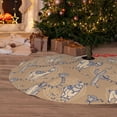 thumbnail image 6 of Yiaed Cactus Alpaca Print Christmas Tree Skirt , Tree SkirtsTree Mat for Christmas Winter Holiday Indoor Decorations-48", 6 of 7