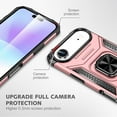 thumbnail image 7 of Hotpom for iPhone 17 Case with 2 Pack Privacy Screen Protector Dual Layer Rugged Shockproof Protection with 360° Rotating Stand and Car Mount Capability, Pink, 7 of 7