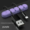 thumbnail image 1 of EGNMCR Cable Clips Management Self Adhesive Cord Organizer Desktop USB cable organizer, 1 of 2