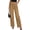 Camel, variant on Women's Wide Leg Jeans High Waisted Stretchy Baggy Seamed Front Denim Palazzo Pants Summer Fashion Clothes