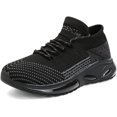 thumbnail image 1 of Xishao Mocasín Casual, Caminar Tenis para Hombre, Ligeros, Transpirables. Negro gris 25.0 cm Negro gris 25.0 cm Xishao ropa, 1 of 2