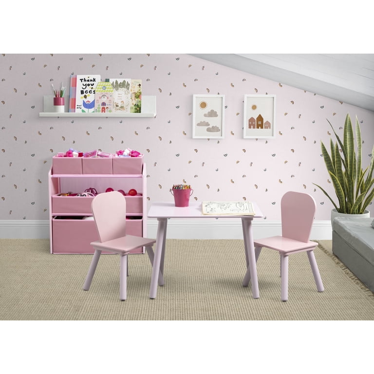 Delta Children 4-Piece Toddler Playroom Set – Includes Play Table