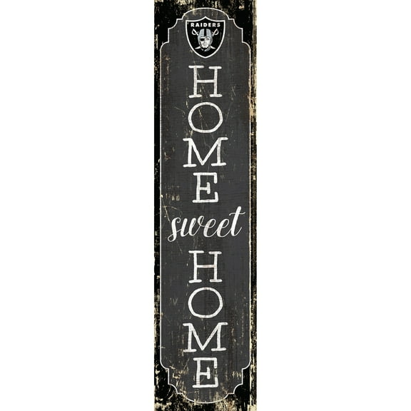 Las Vegas Raiders 24" Home Sweet Home Leaner Sign
