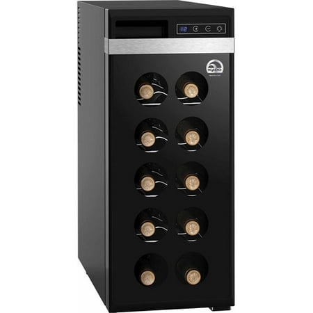 Igloo 12-Bottle Quiet Thermoelectric Wine Cooler with Digital Temperature Control