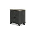 thumbnail image 3 of Signature Design by Ashley Nanforth Traditional 2 Drawer Nightstand with USB Charging Ports, Two-Tone Brown, 3 of 9