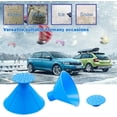 thumbnail image 4 of Magical car ice Scraper, Snow Brush ice Scraper, Outdoor Round ice Scraper for car (2 Pack Black), 4 of 6