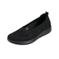 thumbnail image 2 of Willtoo Orthopedic Womens Square Toe Slip‑On Casual Flats Breathable Knit Mesh Upper Walking Shoes Lightweight Platform Sole Sneakers, 2 of 5