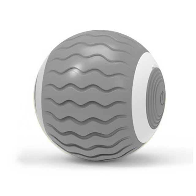 Jacenvly 2024 - Liquidación de suministros para mascotas, juguetes para gatos y perros, pelota de salto rodante con gravedad para mascotas, pelota de caza para gatos, juguete gris