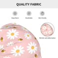 thumbnail image 5 of Xecao Daisy And Bee Print Knit Hat,Winter Beanie for Men Women, Beanie Soft Warm Ski Stocking Cuffed Cap, 5 of 7