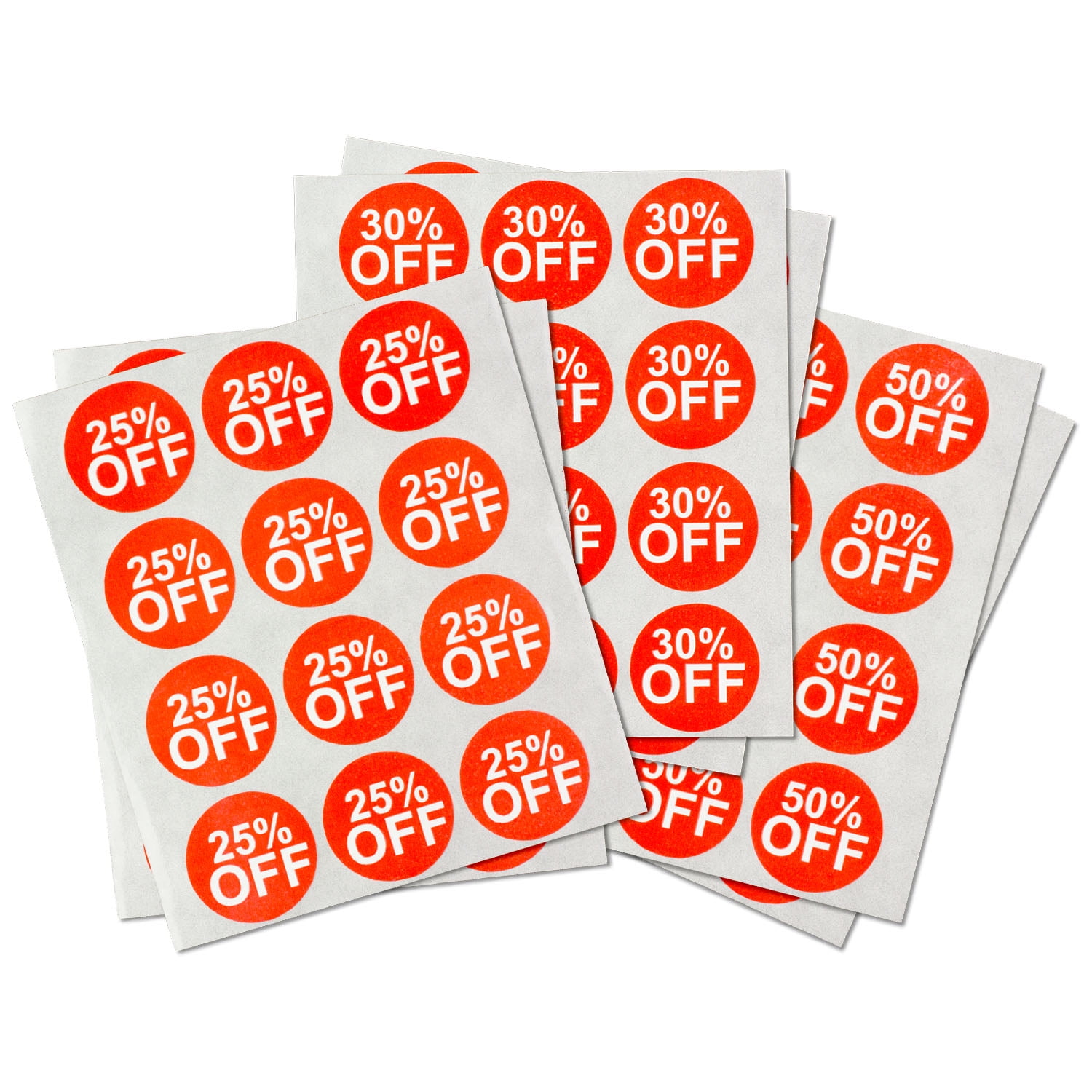 500 Self-Adhesive Sale Price Round Retail Labels 1" Sticker Tags Retail Sales 