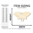 thumbnail image 2 of Unfinished Cute Mothman Shape 3" / 1/4", 2 of 3