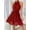 Red, variant on Women's Halter Dresses Spring Summer Sleeveless Tiered Ruffle Hem Mini Dresses Sweet Style A-Line for Beach Vacation Party