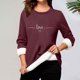 thumbnail image 1 of Heisall Womens Base Layer Shirts Autumn Winter Floral Print Round Neck Long Sleeve Thickened Fleece Teddy Shearling Warm Fitted Thermal Tops for Daily Cold Weather Wear, 1 of 3