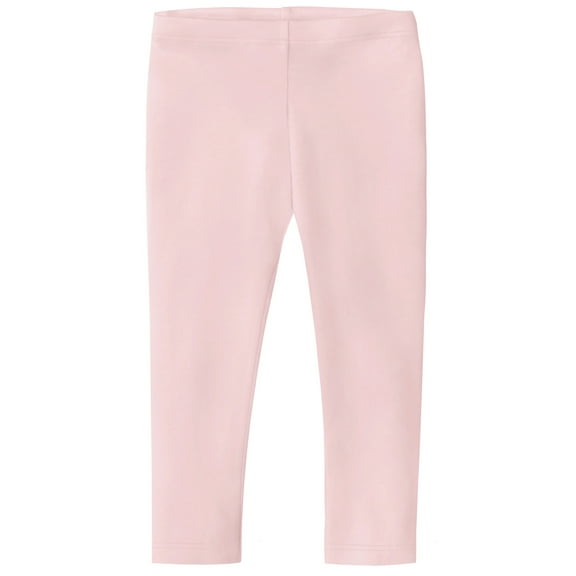 Made in USA Girls Soft 100% Cotton Capri Leggings | Pink