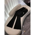 thumbnail image 2 of 2025 Women's One-Button Blazer and Flared Pants Suit Set Office Professional Attire Formal Business Workwear Elegant Suit, 2 of 5