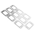 thumbnail image 3 of de turbina, accesorio de cargador de novia, 10 Uds., junta de turbina, supercarga de acero inoxidable, compatible con T2 T25/T28 GT25/GT28 GT2876,Junta de turbina, junta Turbo, brida de cargador Turbo Higoodz Accesorio de coche, 3 of 8
