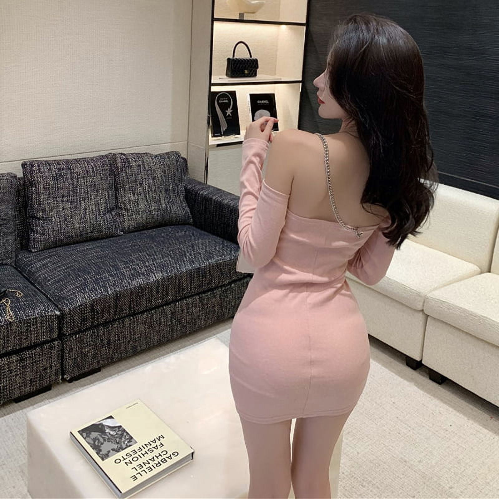 simple dresses long sleeve PRETTYGARDEN Women's Fall Fashion Long Sleeve Maxi Dress Ribbed Knit B