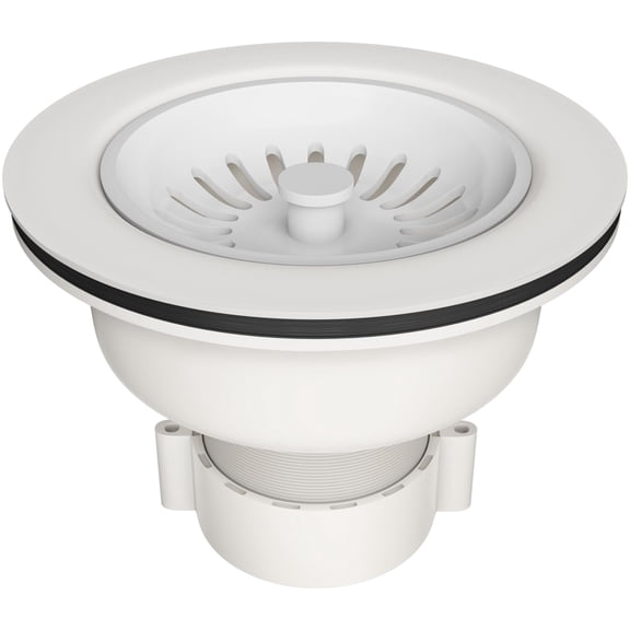 Proflo PF172WH Basket Strainer - White