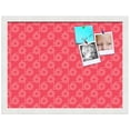 thumbnail image 2 of PinPix 20x15 Custom Cork Bulletin Board Floral Dark Pink Poster Board Has a Fabric Style Canvas Finish, Framed in Floral Dark Pink, by ArtToFrames (PinPix-600), 2 of 6