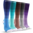thumbnail image 1 of Bas de Compression pour Femmes et Hommes (15-25 mmHg), Bas Gradués Stylés pour la Circulation, 1 of 6