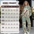 thumbnail image 6 of Garronmavis Women's Sweatsuits 2 Piece Outfits Boho Deer Skull Hoodie Long Sleeve Hoodies Long Sleeve Sweatshirt and Sweatpants Set with Pockets Mandla Floral, Size XS, 6 of 6