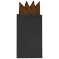 thumbnail image 1 of INSPIRE CHIC Men's Pocket Squares PreFolded Triangles On Card Suit Handkerchief Coffee One Size, 1 of 4