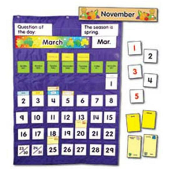 Carson Dellosa Calendrier Complet et Tableau Météo, Tableau de Poche