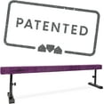 thumbnail image 6 of Milliard Adjustable Height 8ft Floor Balance Beam for Gymnastics, Purple, 6 of 7