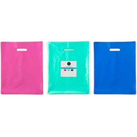 Best Birthday Party Favors (NEW 150 9x12 Teal, Royal Blue, Pink Premium LDPE Plastic Merchandise Bags, Best for Retail Shopping, Lularoe T-shirt Grocery Birthday Gift, Party Favor, Extra 2 mil)