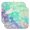 Ocean I, variant on 2pcs Tribal Folk Style Drying Mat Colorful Vintage Floral Absorbent Microfiber Pad, 3-Layer Thick & Reusable for Dishes, Heat Protection, Compact Foldable Design