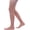 Nude, variant on Allegro 20-30mmHg Essential 9 Sheer Support Open Toe Thigh High Hose (Fawn) Large