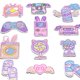 thumbnail image 4 of Lote de 12 Parches Bordados Suyoo Pegatinas de Dibujos Animados Ropa de Moda, 4 of 4