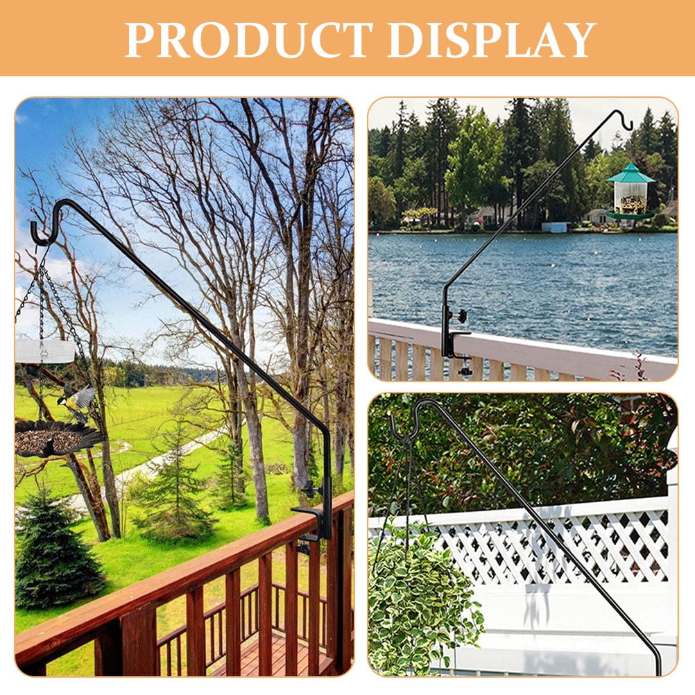 Pawsdot Deck Bird Feeder Pole Adjustable 1Pack