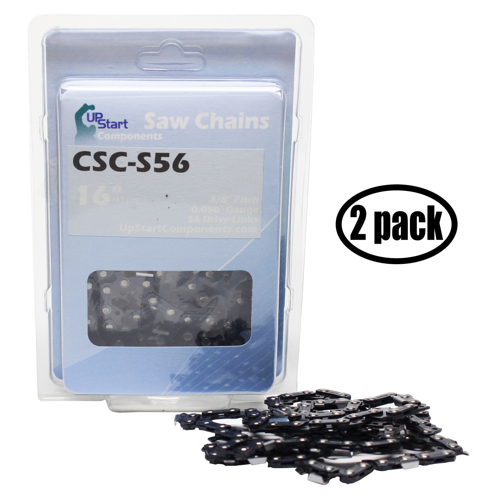 2 LOOPS Oregon 91PX052G Chainsaw Chain 14" 3/8 .050 52 DL S52 