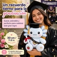 thumbnail image 2 of Peluche de Ajolote de Graduación 30 cm/11.8in, Muñeco Suave con Birrete, Diploma y Banda, Regalo para Graduación, Cumpleaños, Decoración y Colección, 2 of 5