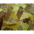 thumbnail image 4 of oneOone Silk Tabby Fabric Line|Chevron & Triangle Geometric Print Fabric By Yard 42 Inches Wide, 4 of 4