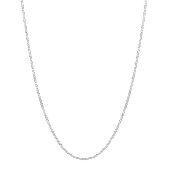 Sterling Silver Mariner Chain Necklace 1.8 Mm 18 Inches