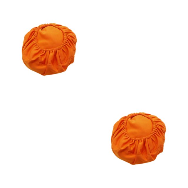 kurtrusly Elastic Chair Cover Set Made With Thickened Elastic Cloth For Durability And Dustproofing Chair Seat Cover orange 2Set