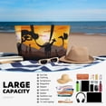 thumbnail image 5 of Balery Giraffes Of The African Savannah Beach Travel Bag - Water-Resistant, Large Capacity Lightweight Tote with 7 Pockets for Women and Men - Perfect for Beach, Pool, Gym, and Travel, 5 of 7
