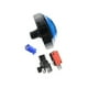 thumbnail image 1 of Injueey Máquina de ventilación para videojuegos redonda con botón pulsador de 100mm, dispositivo de respuesta, botones, reparación de máquinas, Videojuegos y accesorios Azul Tipo 1, 1 of 6