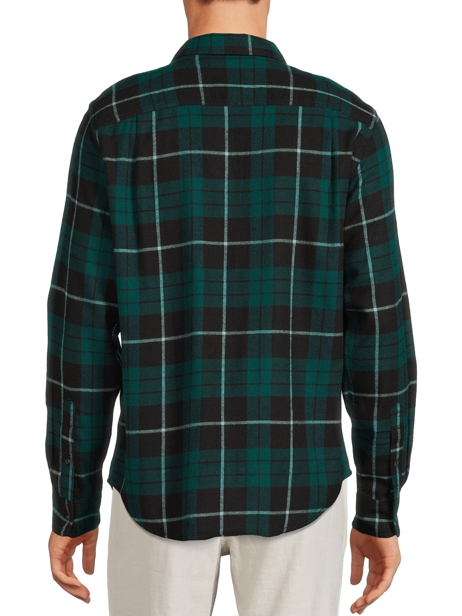 George Men's Long Sleeve Flannel Shirt
