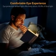 thumbnail image 4 of 19 LED Rechargeable Book Light for Reading in Bed with Memory Function- Eye Caring 3 Color Temperatures,Stepless Dimming Brightness,80 Hrs Runtime Lightweight Clip on Light for Book Lovers, 4 of 4