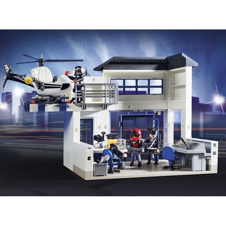 その他 Playmobil 9372 Police Station Bundle Police Station - Imaginative Play Set by Playmobil (9372