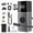 Silver, variant on OneAmg 12V Digital Tire Inflator 150 PSI, Car Air Compressor with Auto Shut-Off & LED Light
