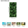 thumbnail image 3 of LYEAA Beach Towel Oversized Microfiber 75x150cm Sandproof Beach Mat Beach Towel Hawaiian Beach Blanket Lightweight Seaside Sitting Blanket for Travel Vacation Swimming Pool Green, 3 of 8