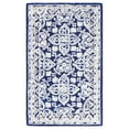thumbnail image 6 of SAFAVIEH Aspen Cabrail Floral Bordered Runner Rug, Navy/Ivory, 2'3" x 7', 6 of 6