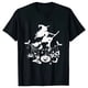 thumbnail image 4 of Camiseta de bruja para mujer, remera divertida con estampado de Halloween, camiseta informal de Vibes escalofriantes para mujer, Camisetas para mujer, 4 of 5