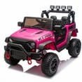 thumbnail image 6 of 24V Kids Ride On Car 400W Motor,Four Wheel Suspension,Adjustable speed,USB,MP3,Music,Bluetooth,Large display screen,Power Display,Portable handle,Safety Belt, 6 of 6