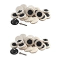 thumbnail image 1 of 40Pcs 2 Inch Compressed Artificial Wool Fabric Qc Disc Polishing Buffing Pads Wheels with 2Pcs 2 Inch Disc Pad Holder, 1 of 7